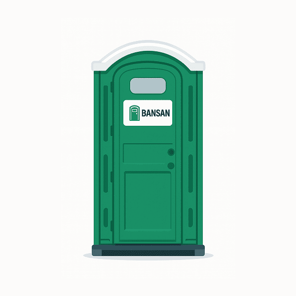 Banheiro químico da BANSAN em polietileno virgem de alta durabilidade